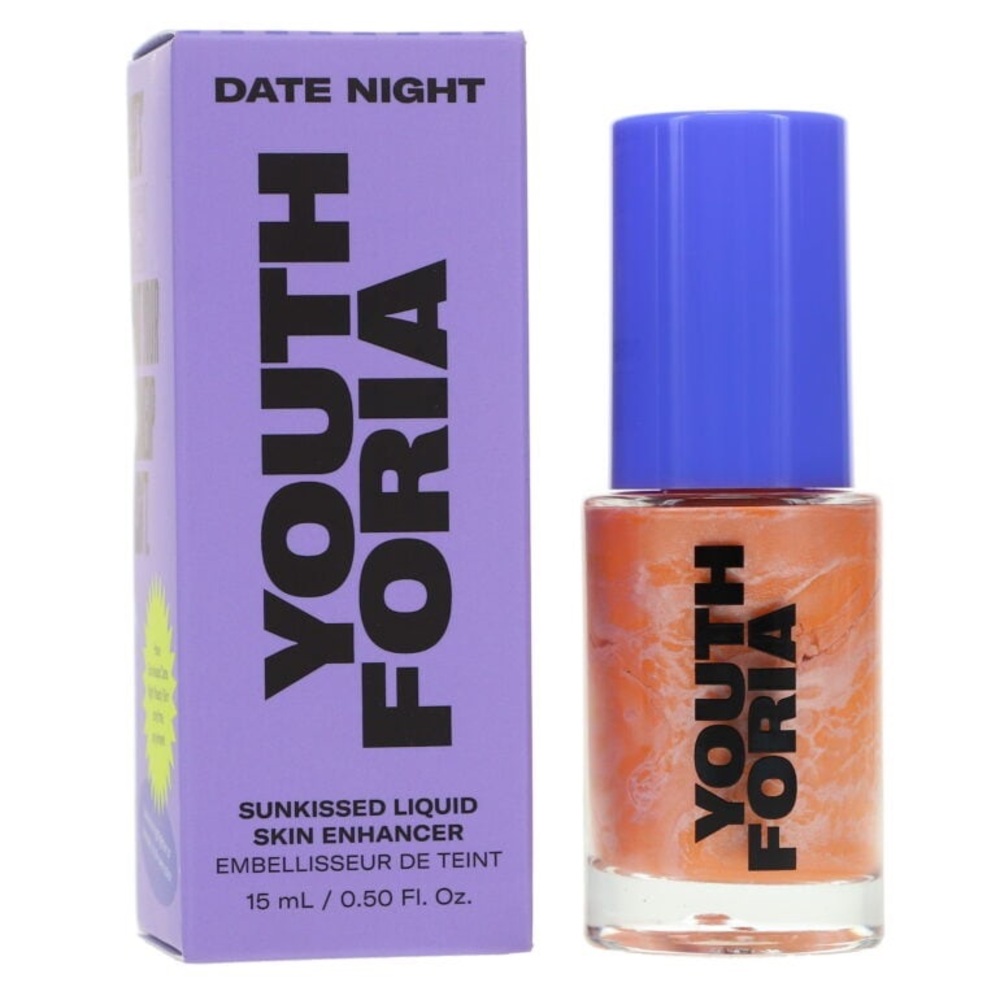YOUTHFORIA NIB DATE NIGHT SUNKISSED LIQUID SKIN ENHANCER IN RADIANT - $45 Retail